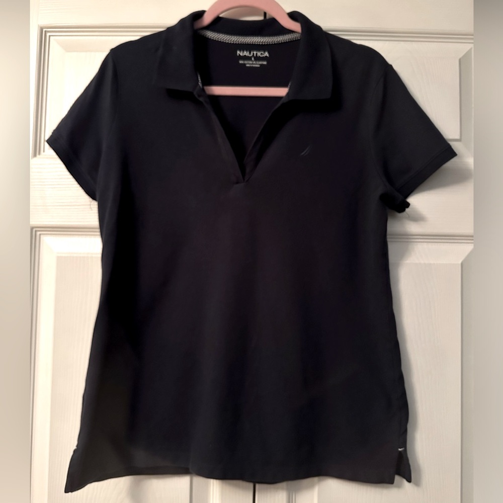 Nautica Navy Blue short sleeve Polo shirt